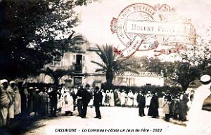 Cassaigne - Commune-Mixte - Jour de Fete - 1922